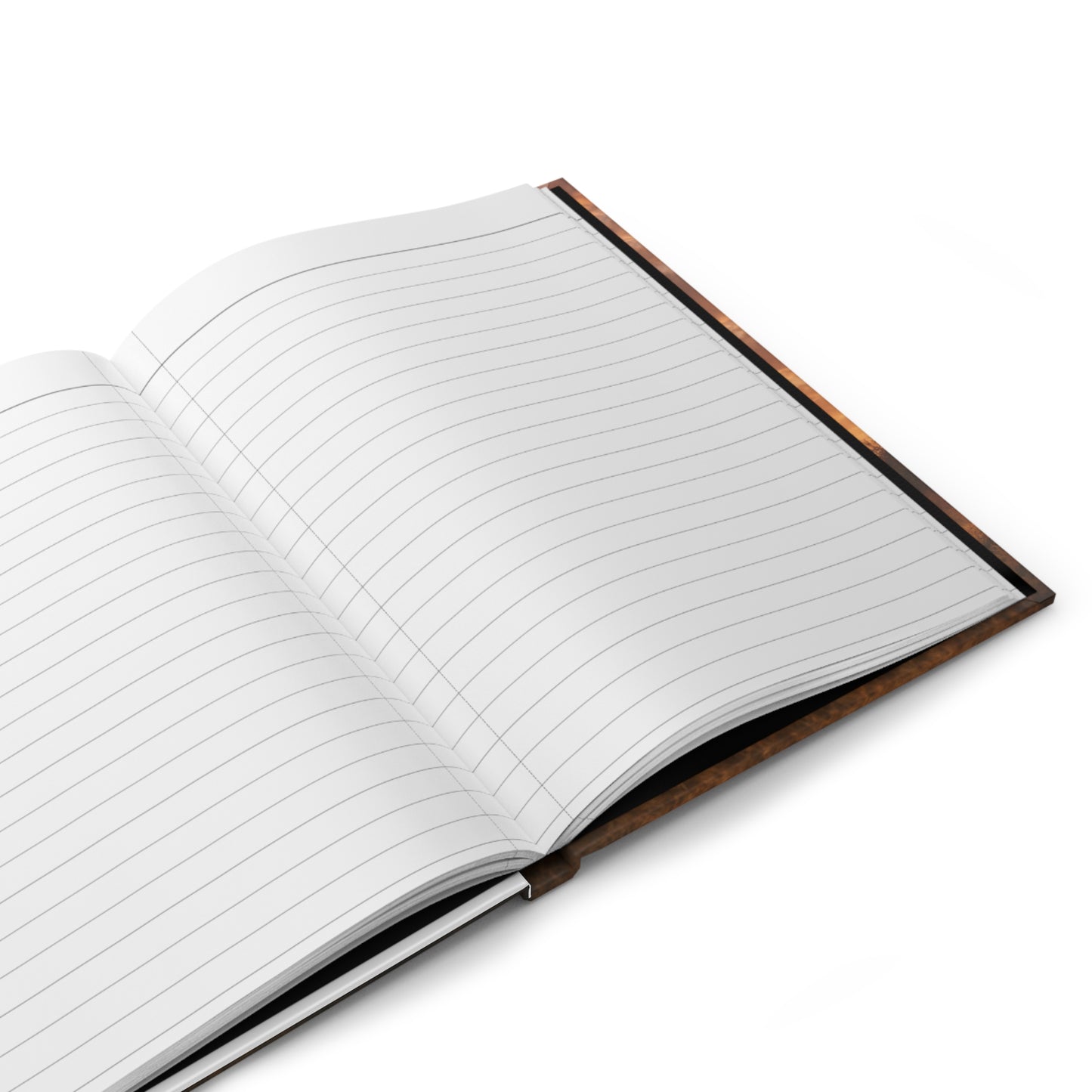 Fresian Horse Jumping Fence Hardcover Journal — Matte Equestrian Notebook
