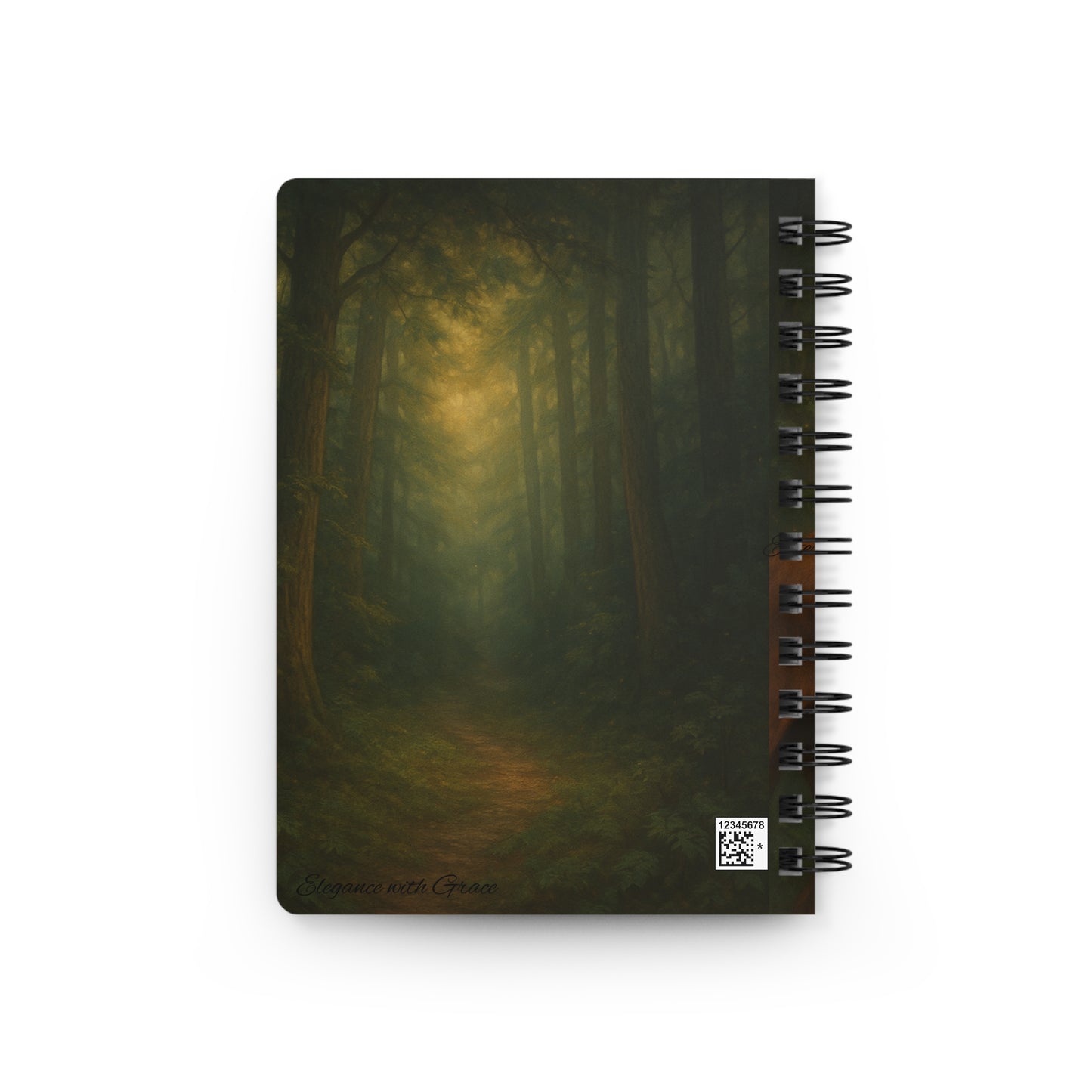Forest Friends Spiral Journal — Child & Loyal Dog Notebook