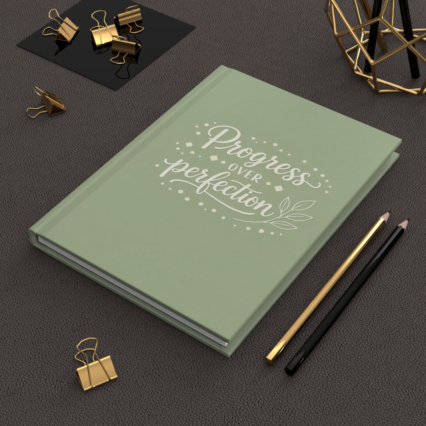 Progress Over Perfection Hardcover Journal - Everyday Planning
