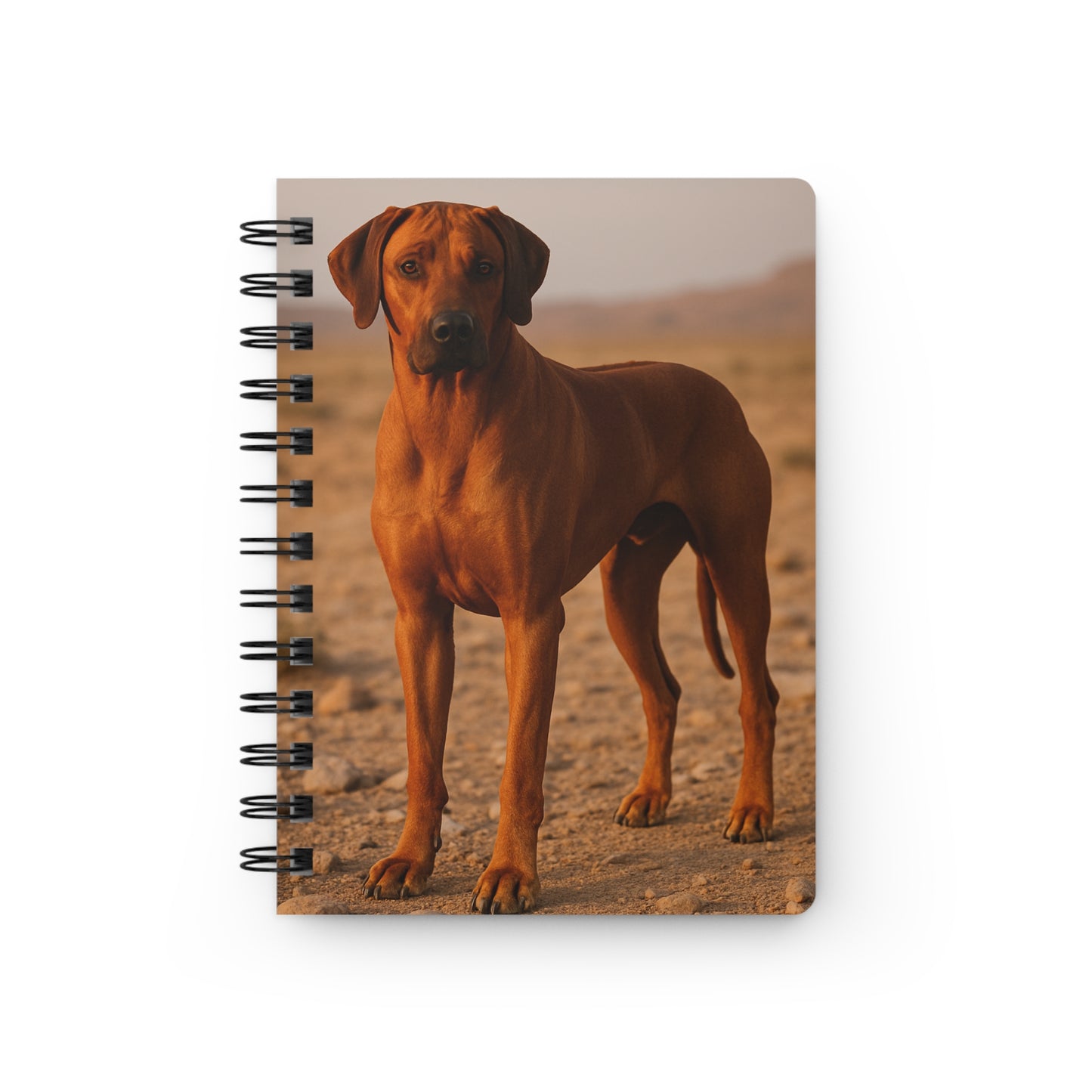 Rhodesian Ridgeback Spiral Journal — Dog Photo Notebook for Pet Lovers
