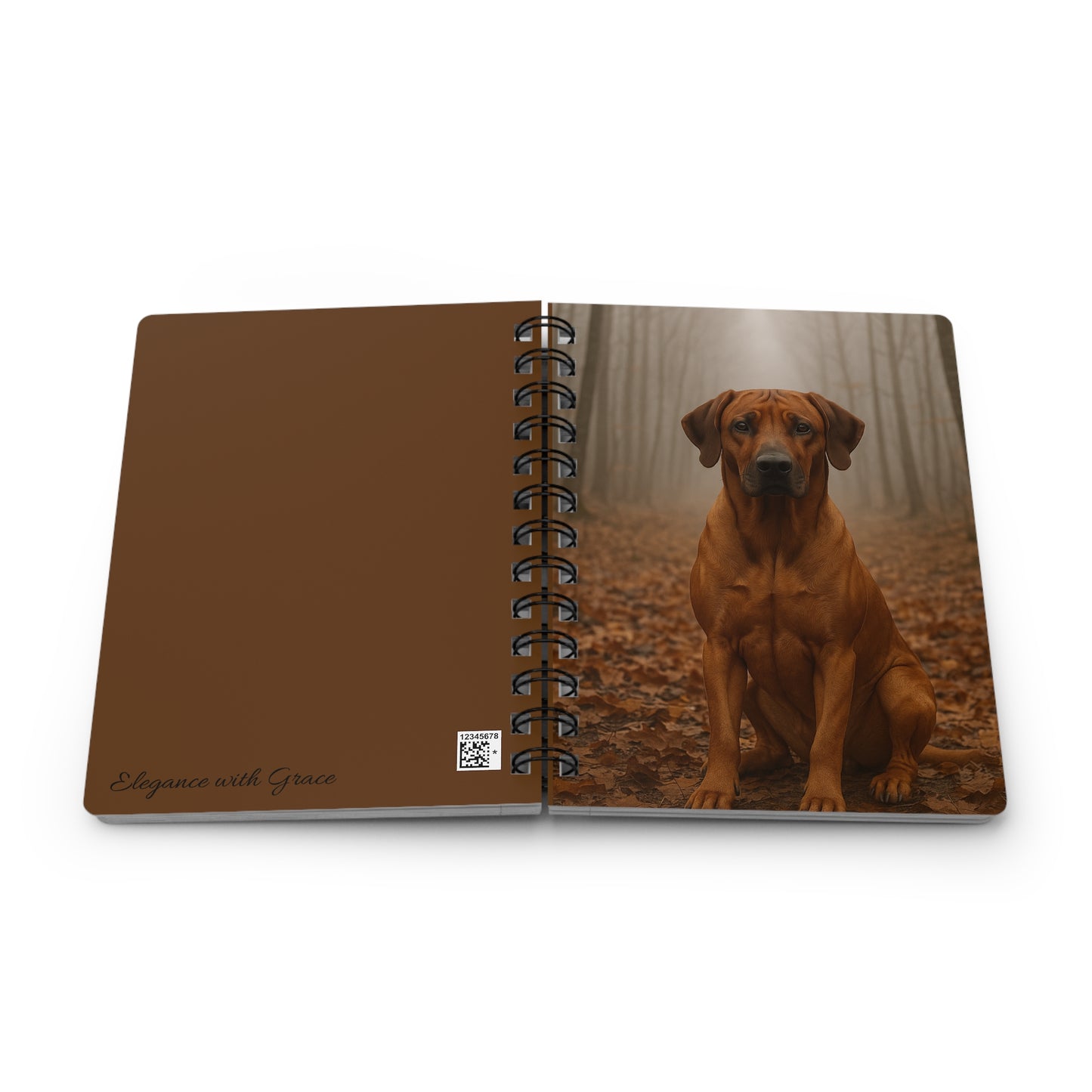 Rhodesian Ridgeback in Mist — Autumn Spiral Journal