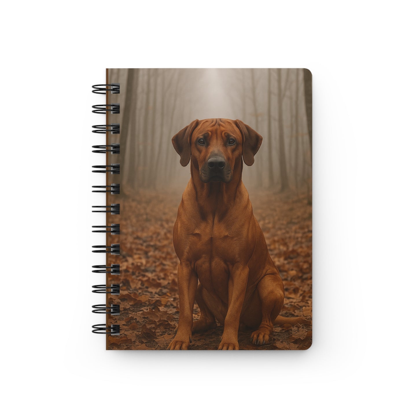 Rhodesian Ridgeback in Mist — Autumn Spiral Journal
