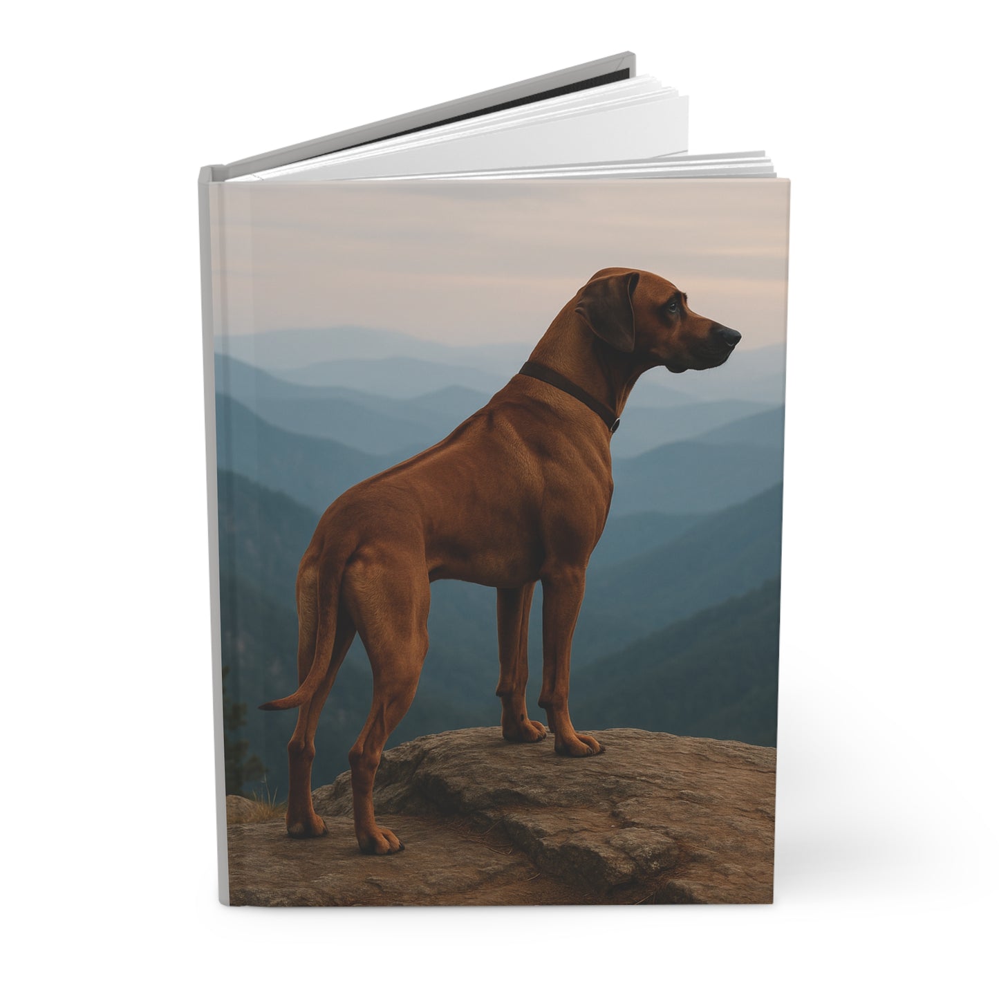 Rhodesian Ridgeback Mountain View Hardcover Journal – Adventure Travel Notebook