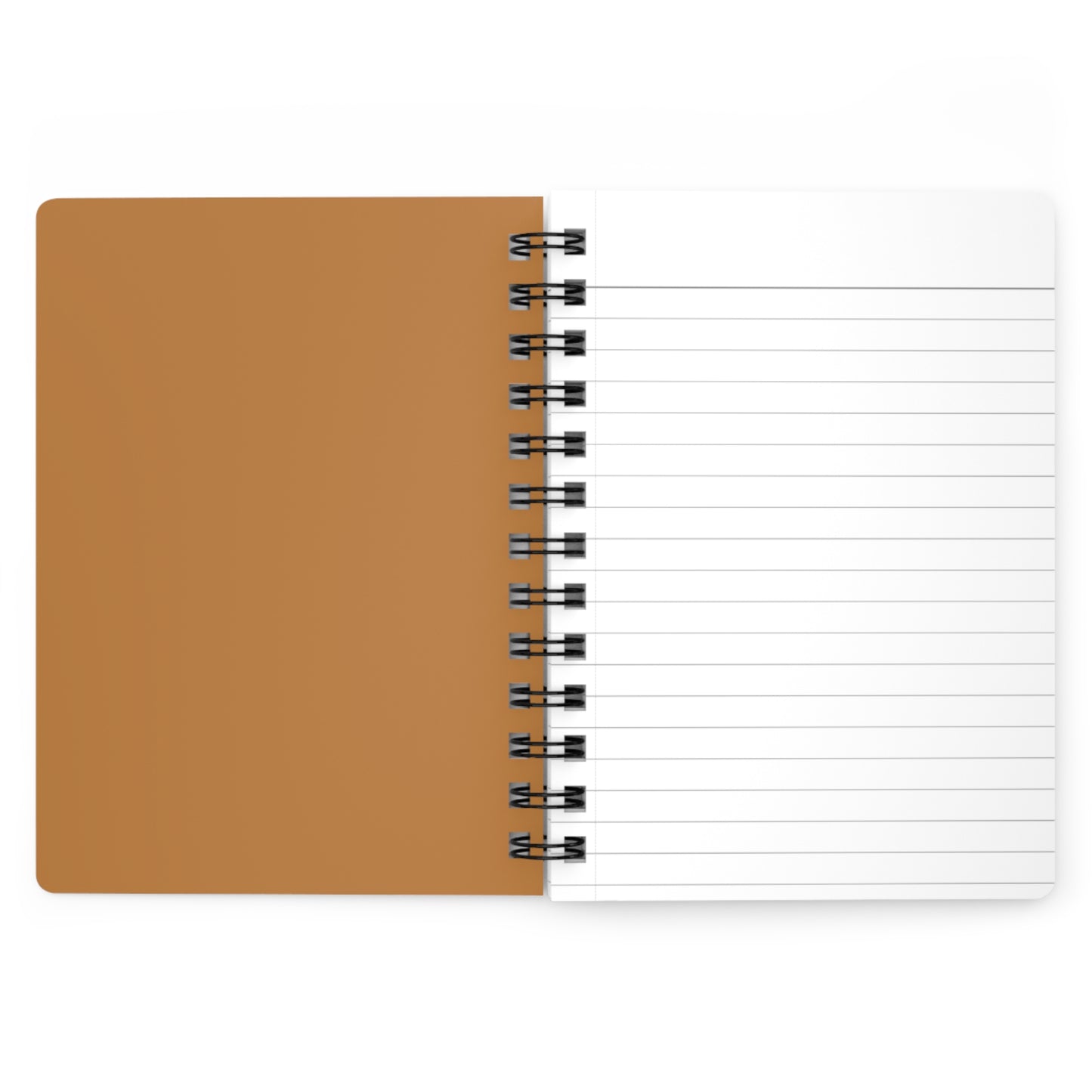 Adventure Dog Spiral Journal — "Trail Awaits" Autumn Woods Notebook