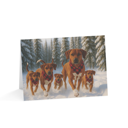 Holiday Greeting Cards - Winter Walks and Companionship