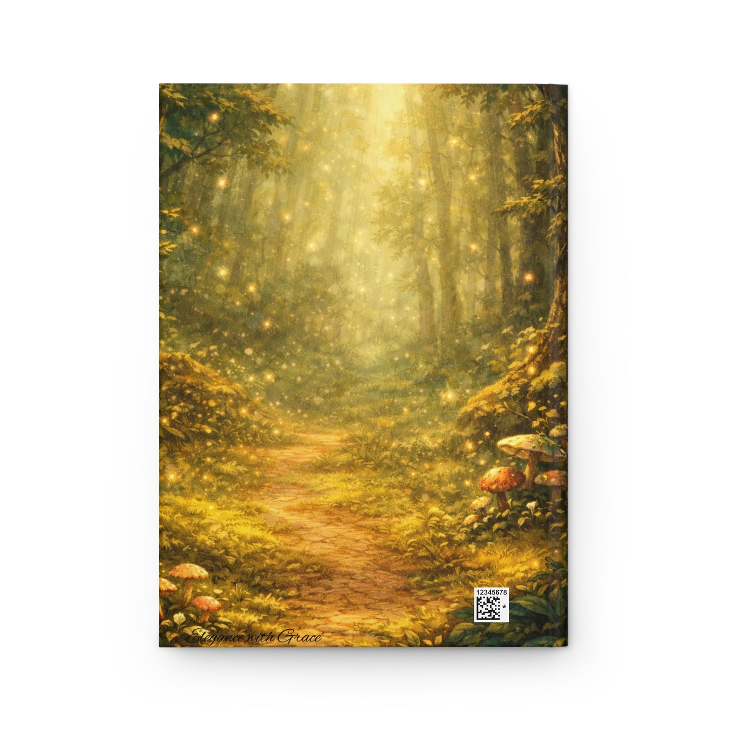 Storybook Forest Journal — Loyal Dog & Cloaked Child Matte Hardcover