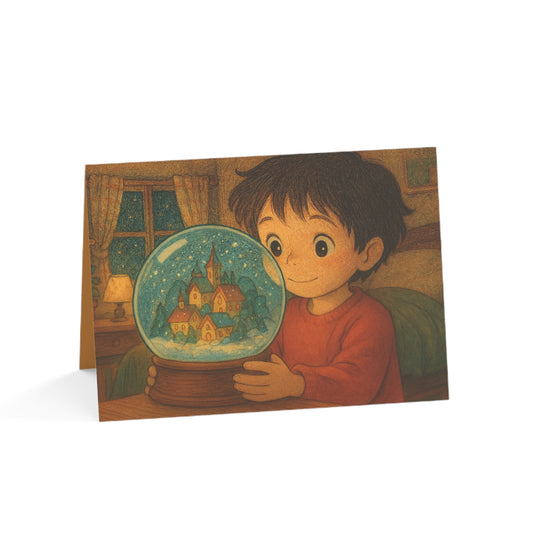 Greeting Card Set - Magical Snowglobe Boy