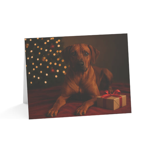 Christmas Greeting Cards - Rhodesian Ridgeback